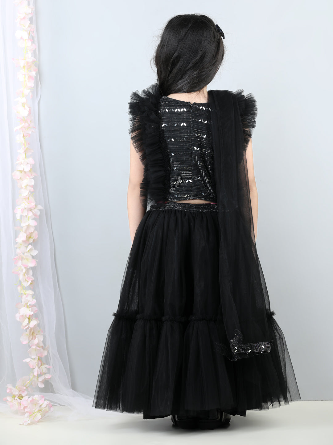 Embellised Party Wear Lehenga Blouse With Dupatta