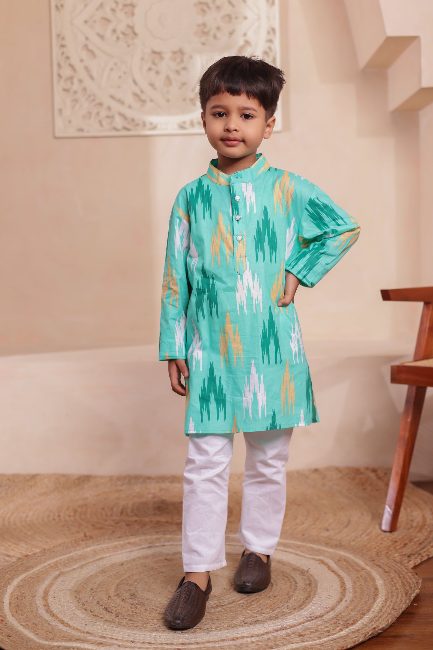 Mint Magic | Boy Kurta Pajama Outfits