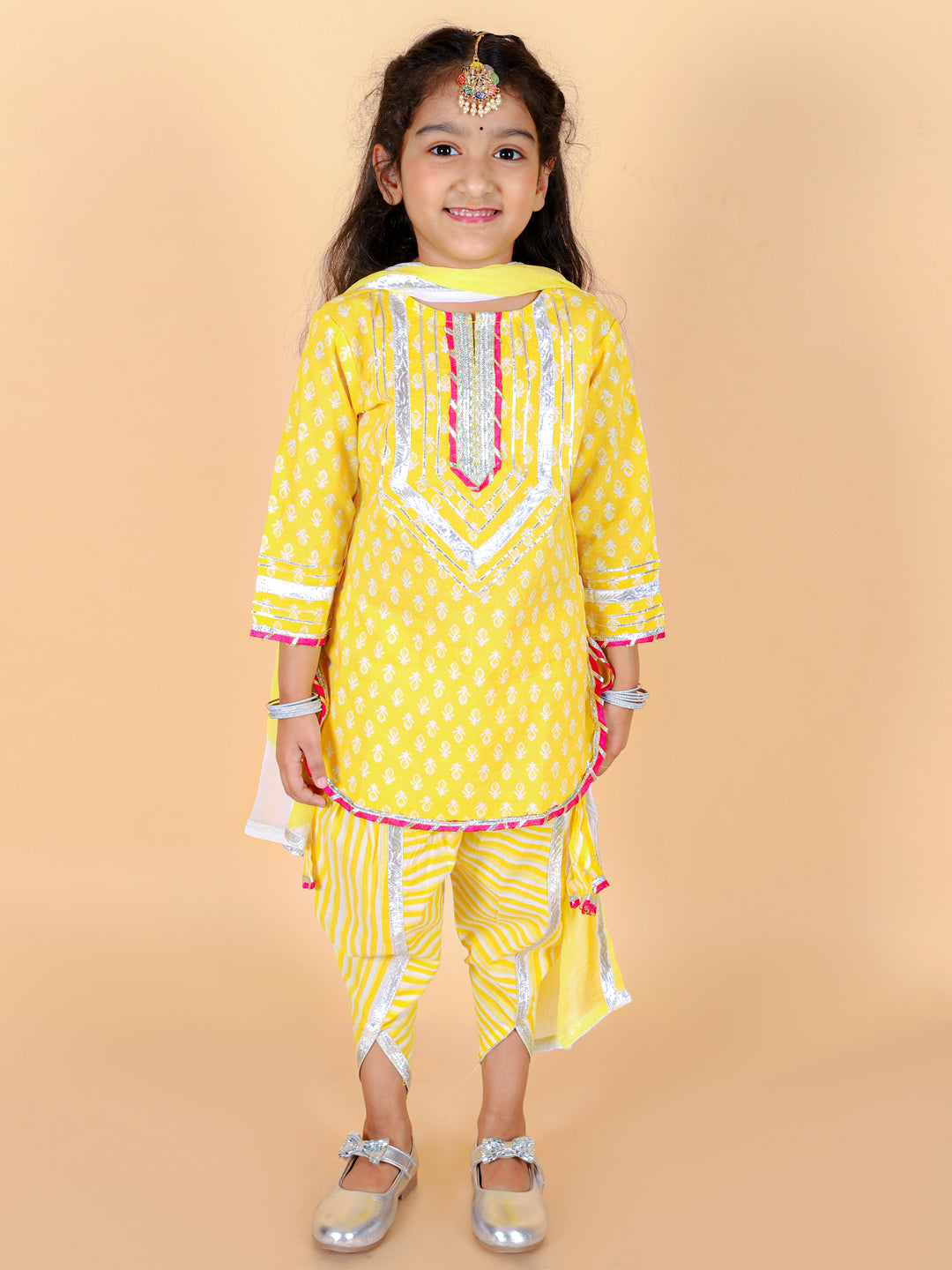 Dhoti Salwar kurta and Duptta set