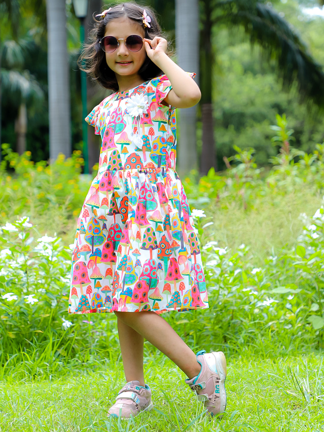 Stuffie Land Printed Flower Dress