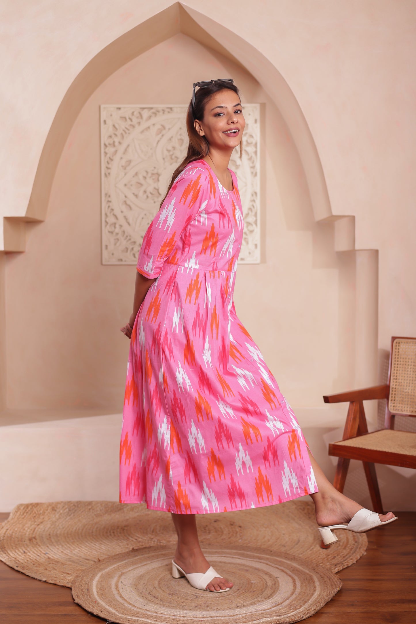 "Rang-e-Parivaar β PinkWomen Dress Outfit"