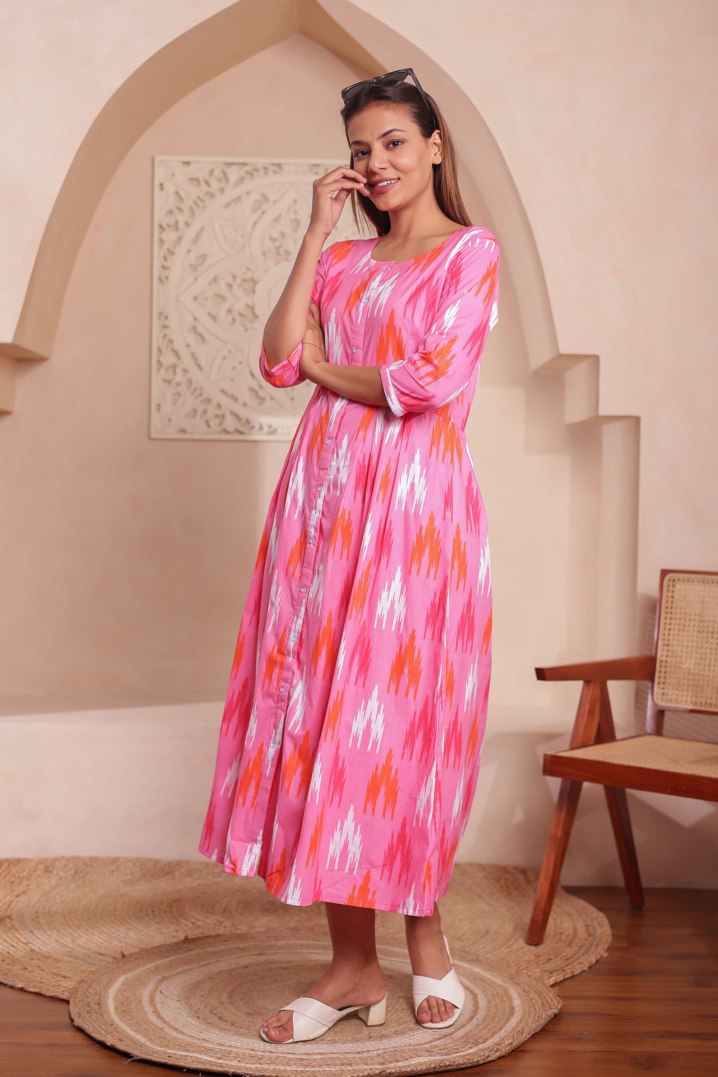 "Rang-e-Parivaar β PinkWomen Dress Outfit"
