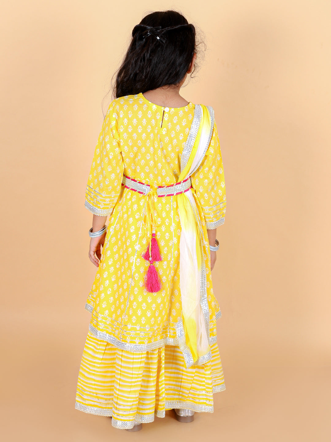 Sharara, kurta and Duptta set