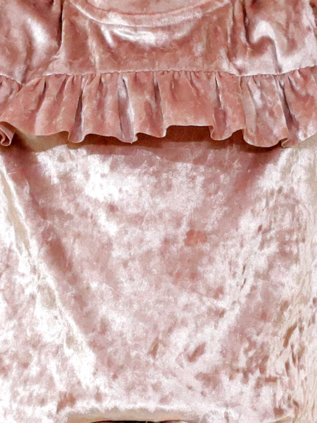 Stuffie Land Girls Self Design Frill Top With Trousers