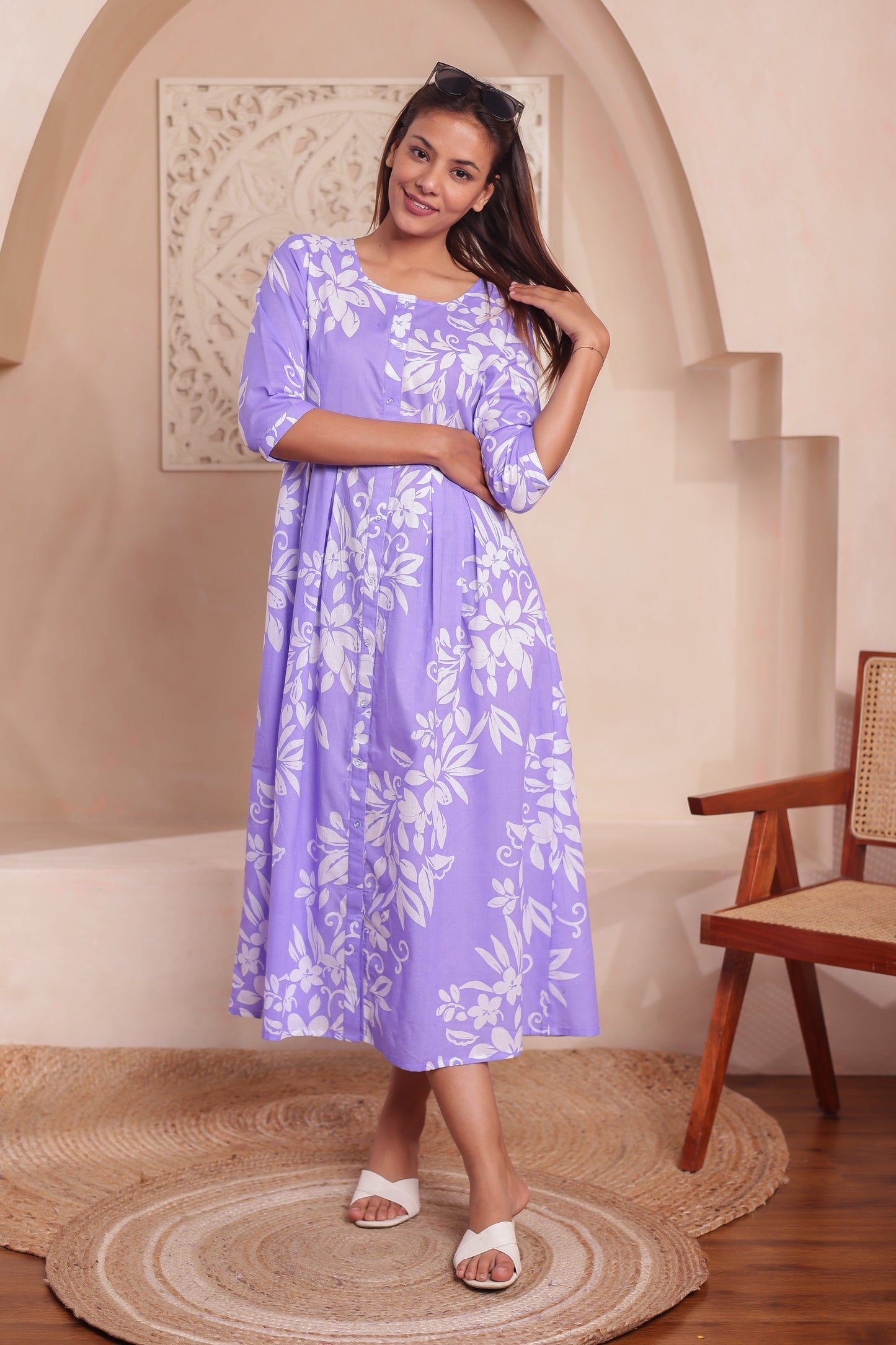 "Lavender Harmony | Women dress Outfits