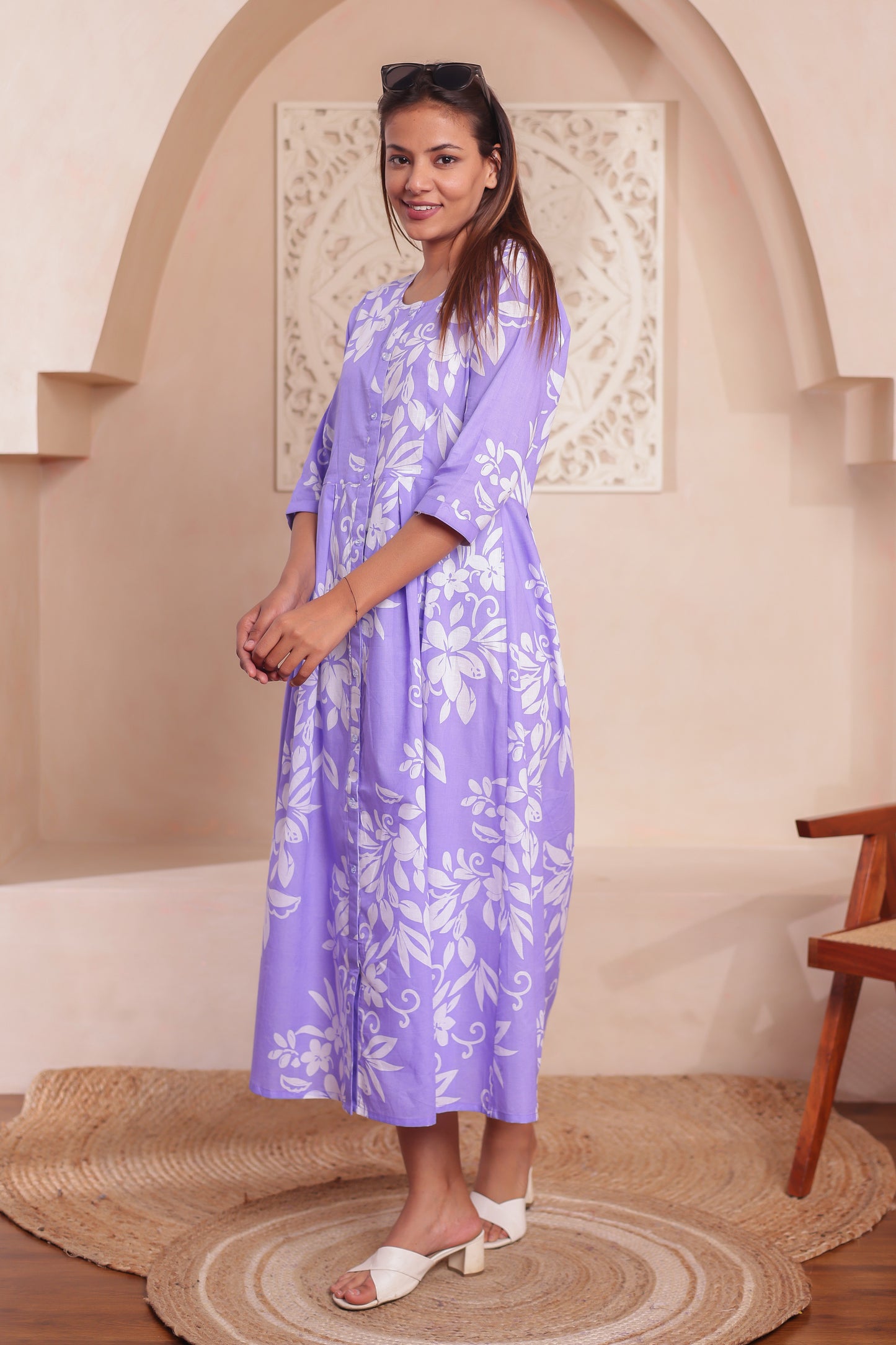 "Lavender Harmony | Women dress Outfits