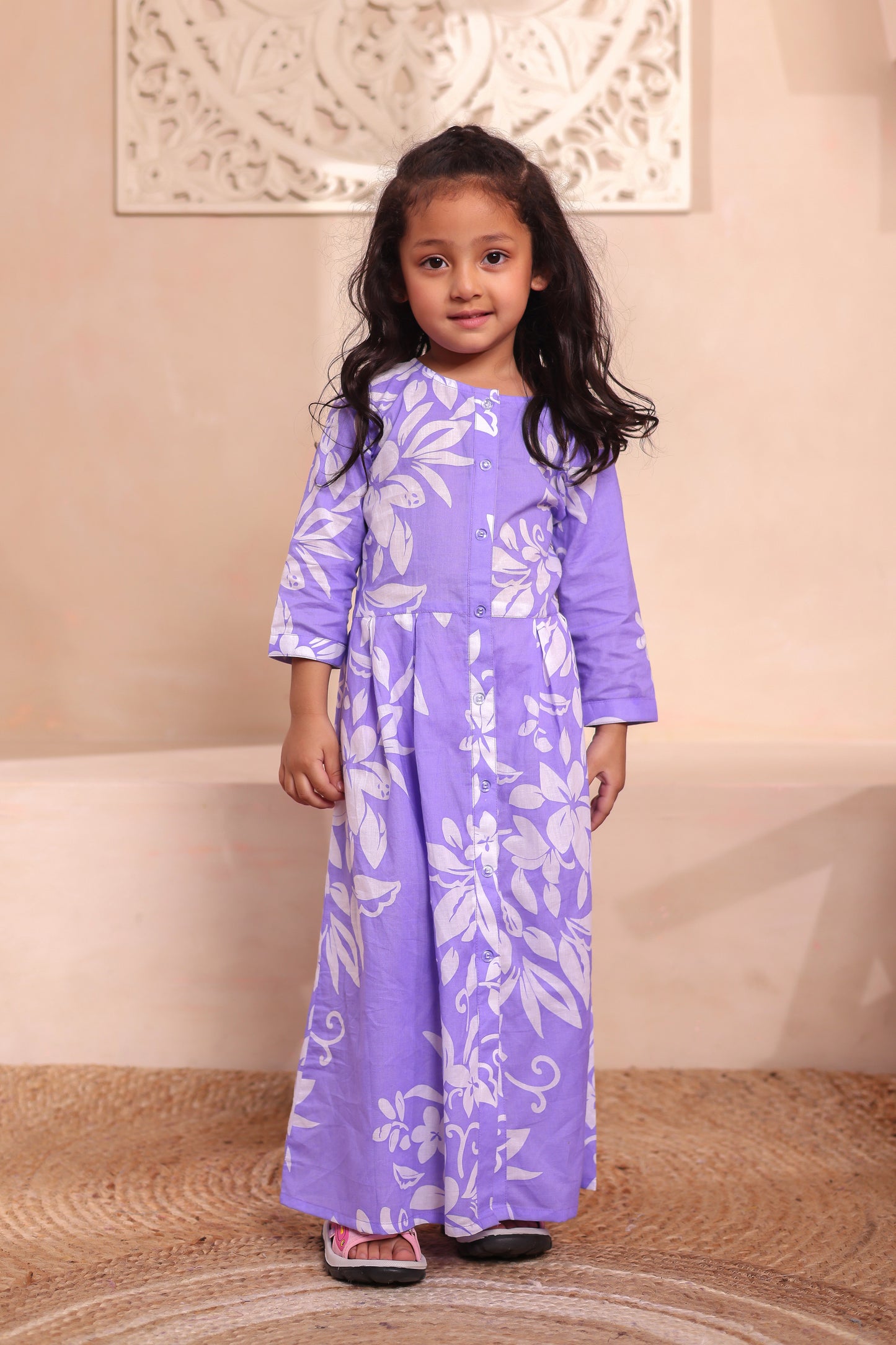 "Lavender Harmony | Girl dress Outfits