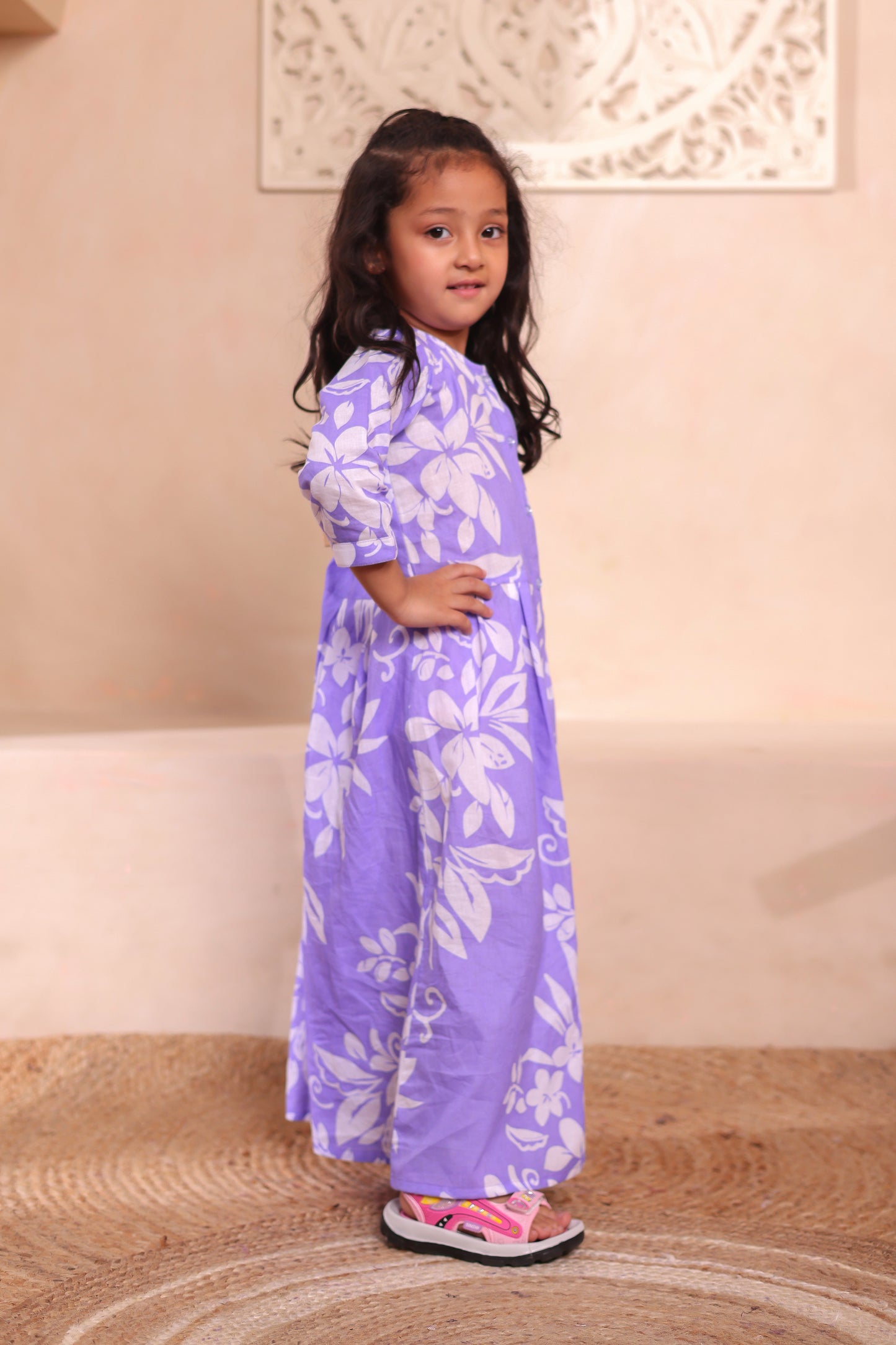 "Lavender Harmony | Girl dress Outfits