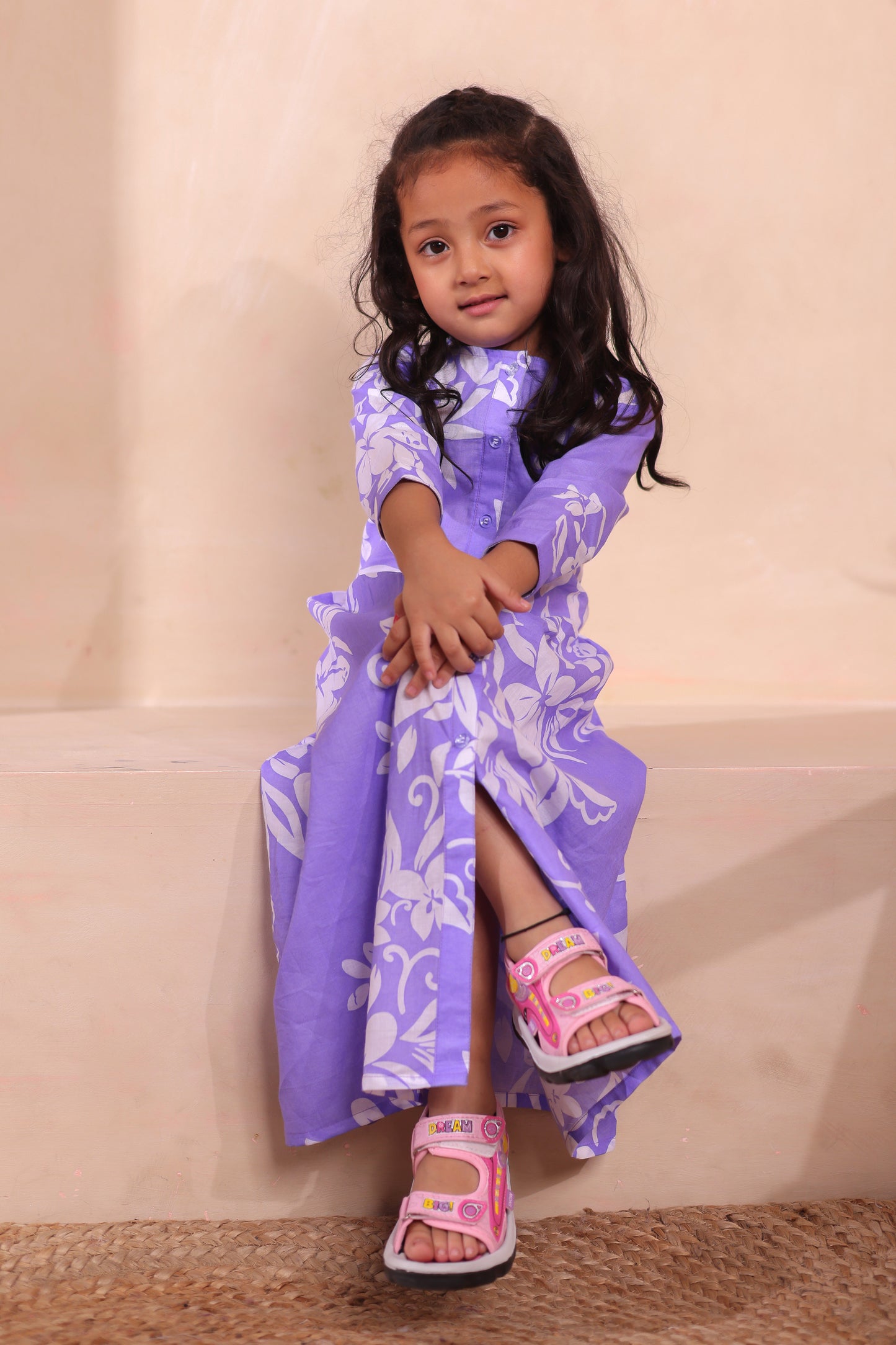 "Lavender Harmony | Girl dress Outfits