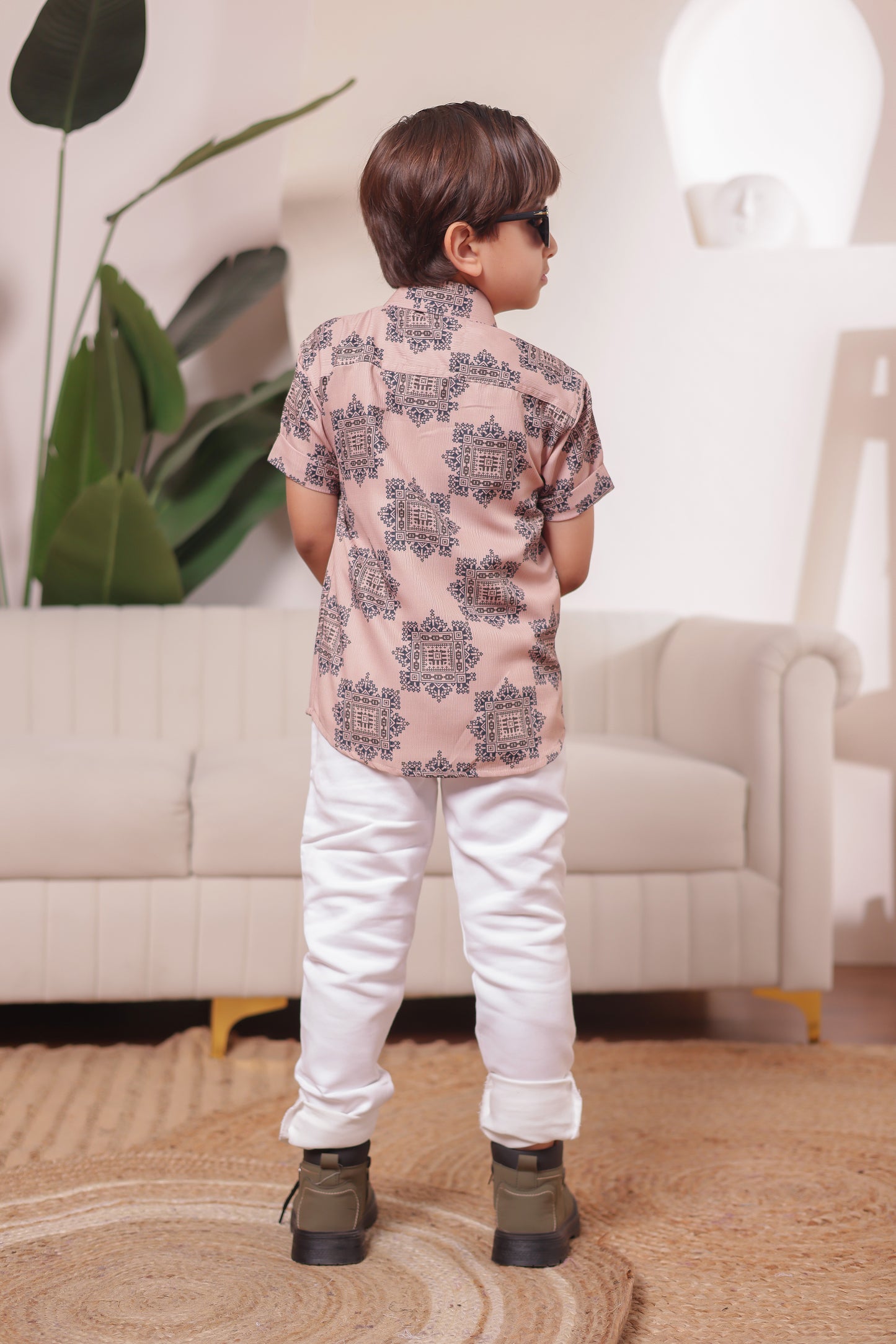 Modern Mehfil | Father-Son Matching Shirt Combo