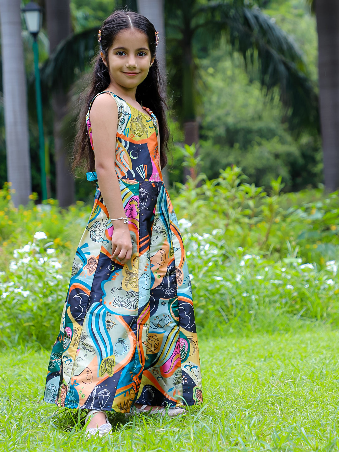 Stuffie Land One Shoulder Gown for Girls