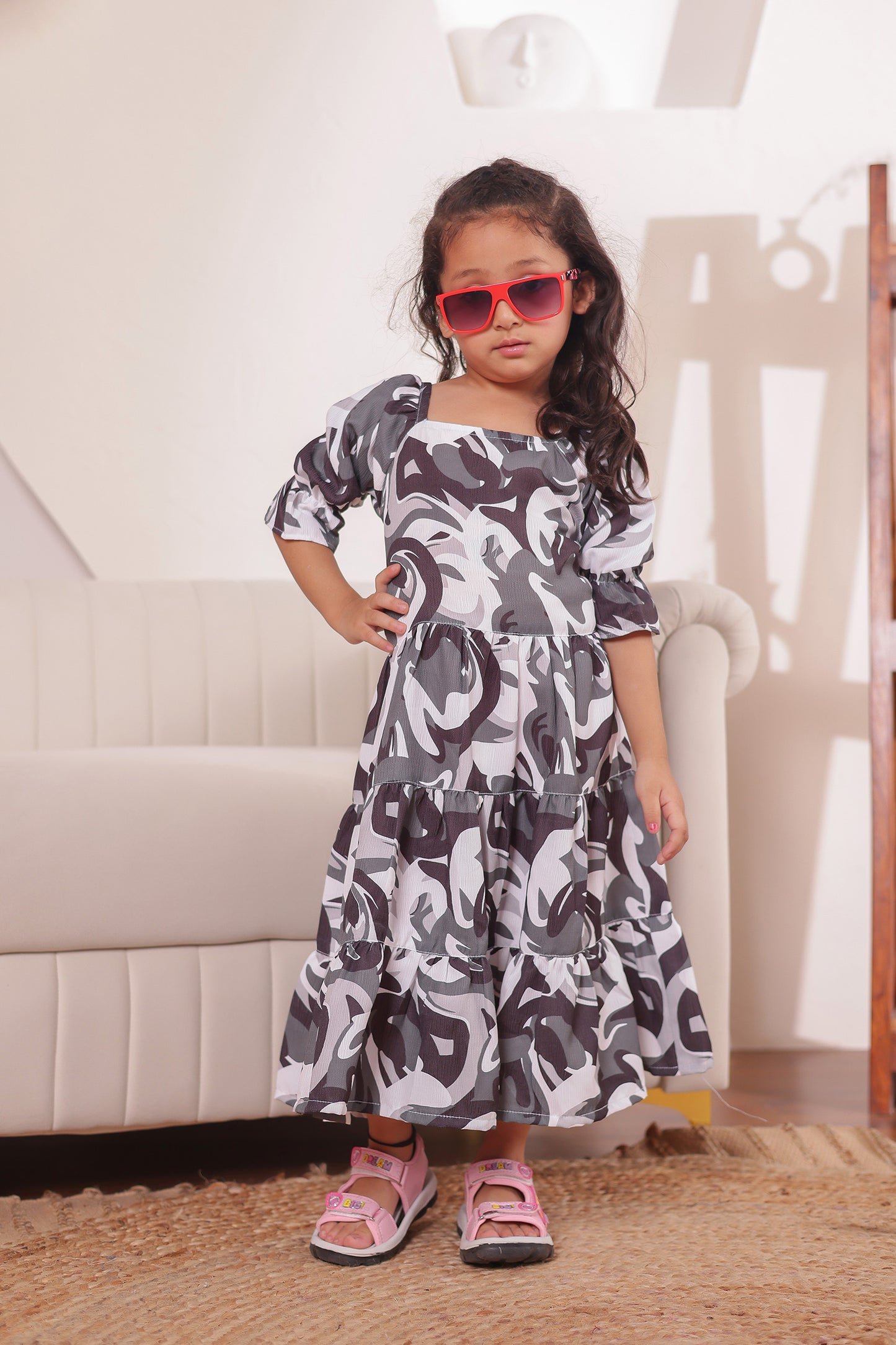 Match in Mitti Hues | Mother & Daughter Outfits