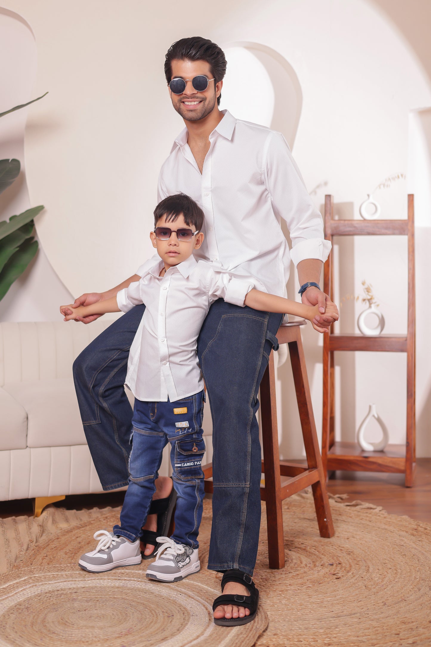 Cotton Blend shirt for Father & son combos
