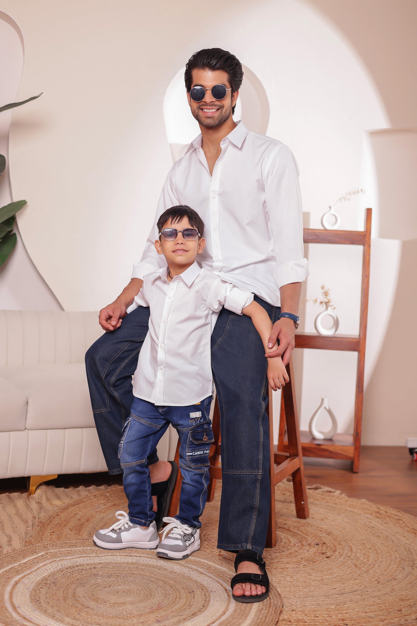 Cotton Blend shirt for Father & son combos