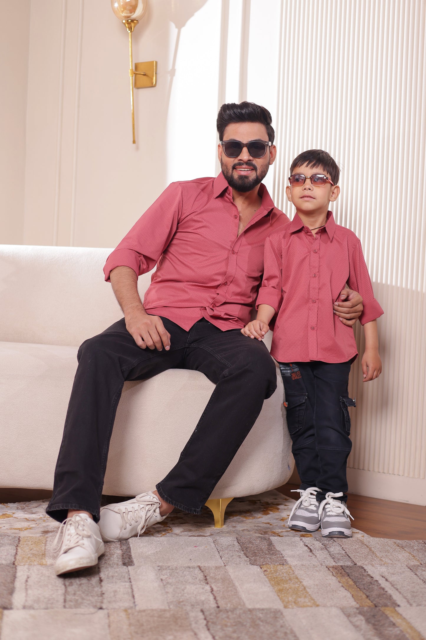 Cotton Blend shirt for Father & son combos