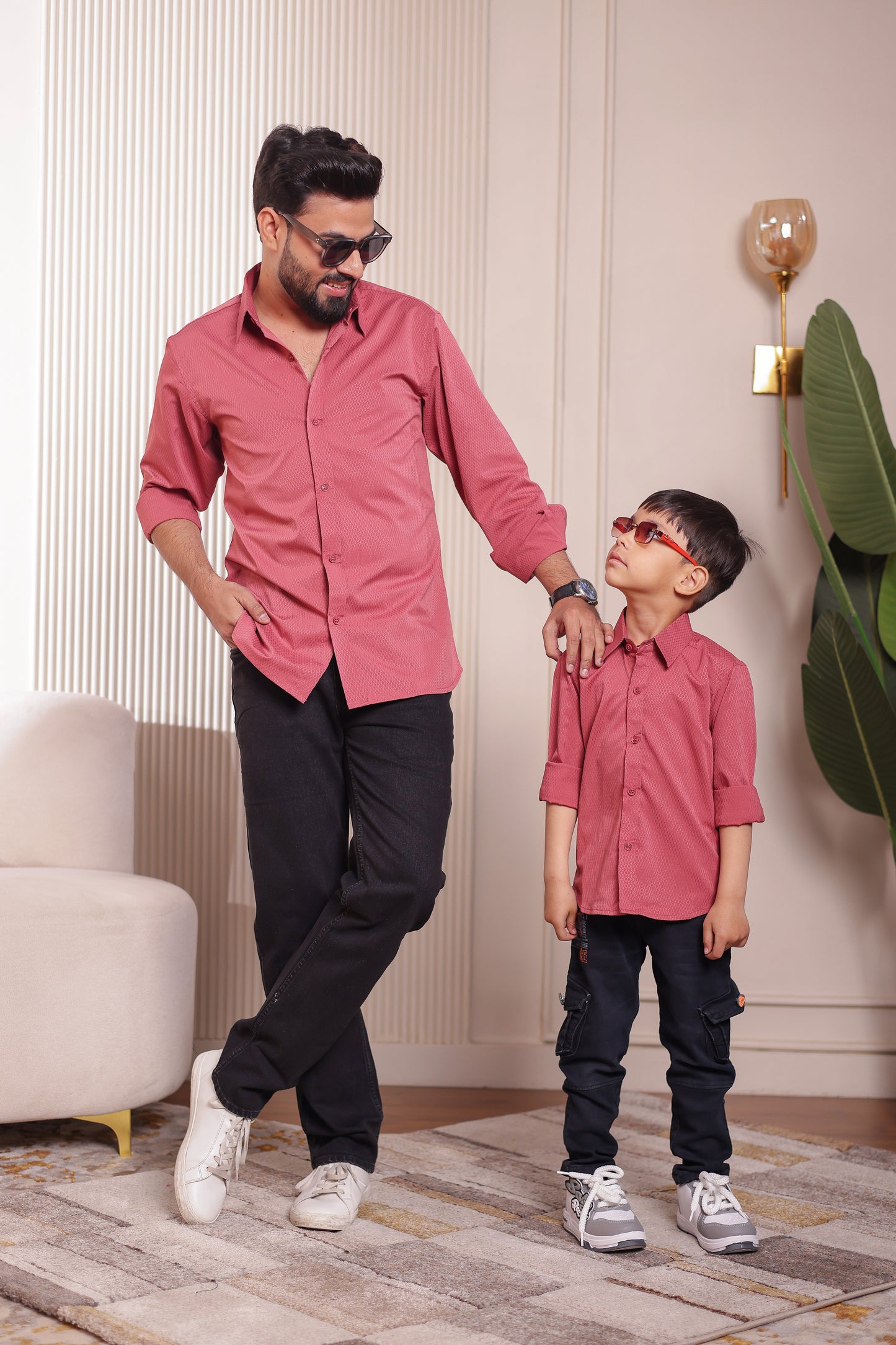 Cotton Blend shirt for Father & son combos