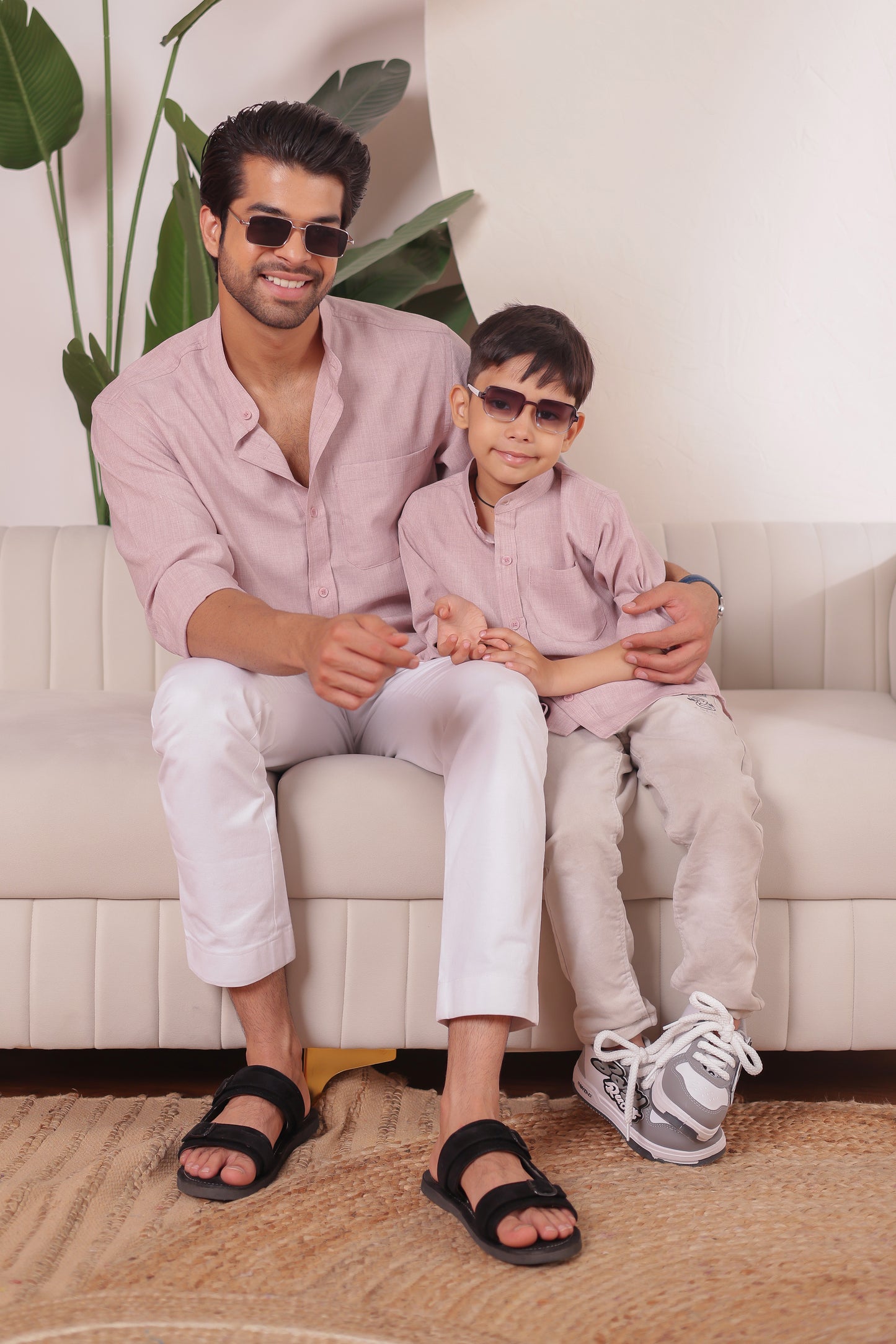 Linen shirt for Father & son combos