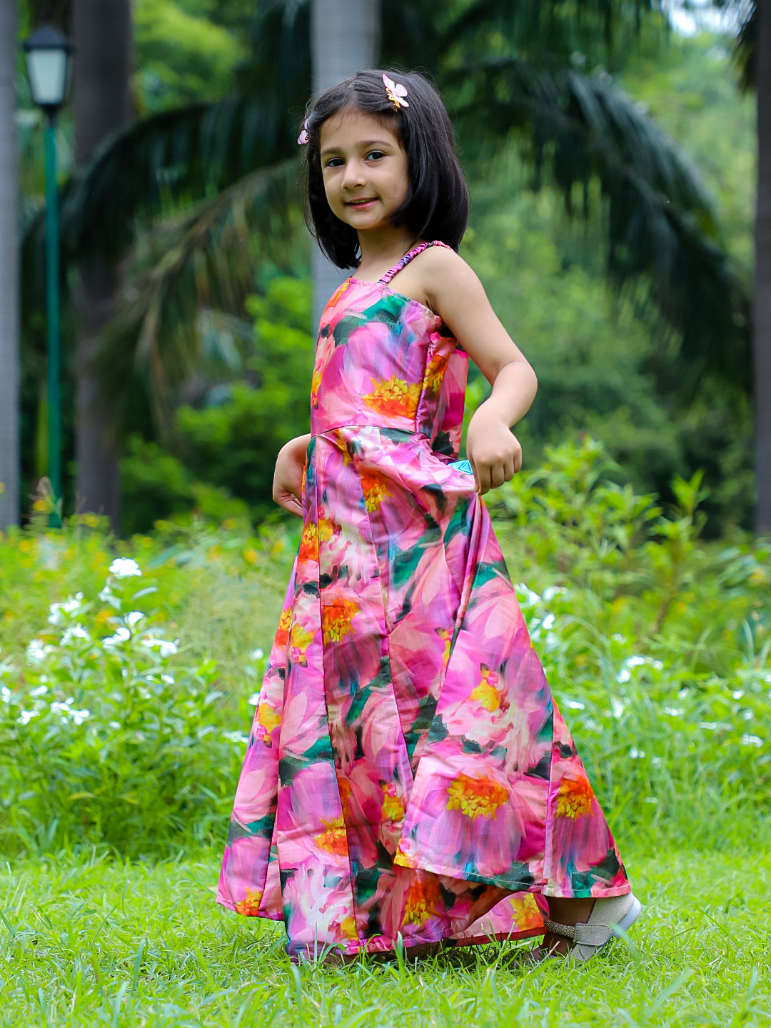 Stuffie Land One Shoulder Gown for Girls