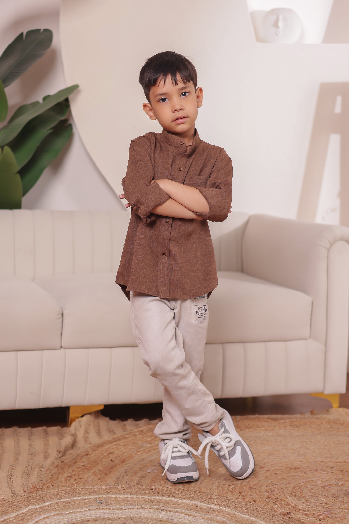 Linen shirt for Father & son combos