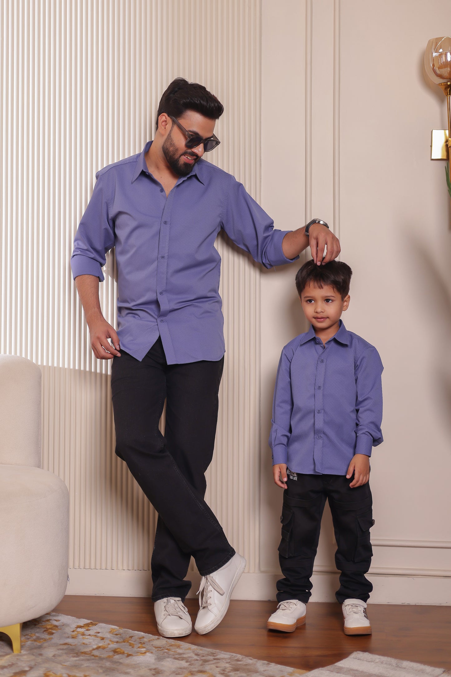 Cotton Blend shirt for Father & son combos