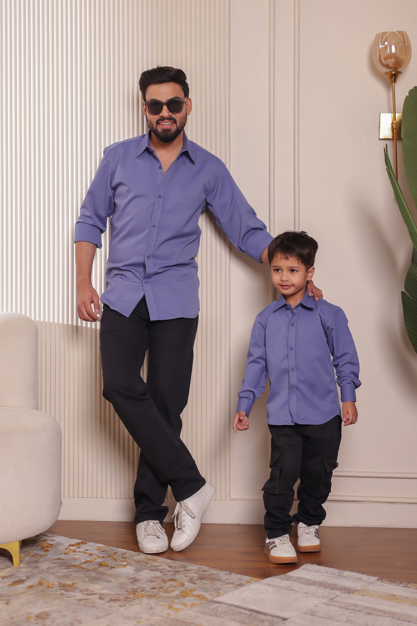Cotton Blend shirt for Father & son combos
