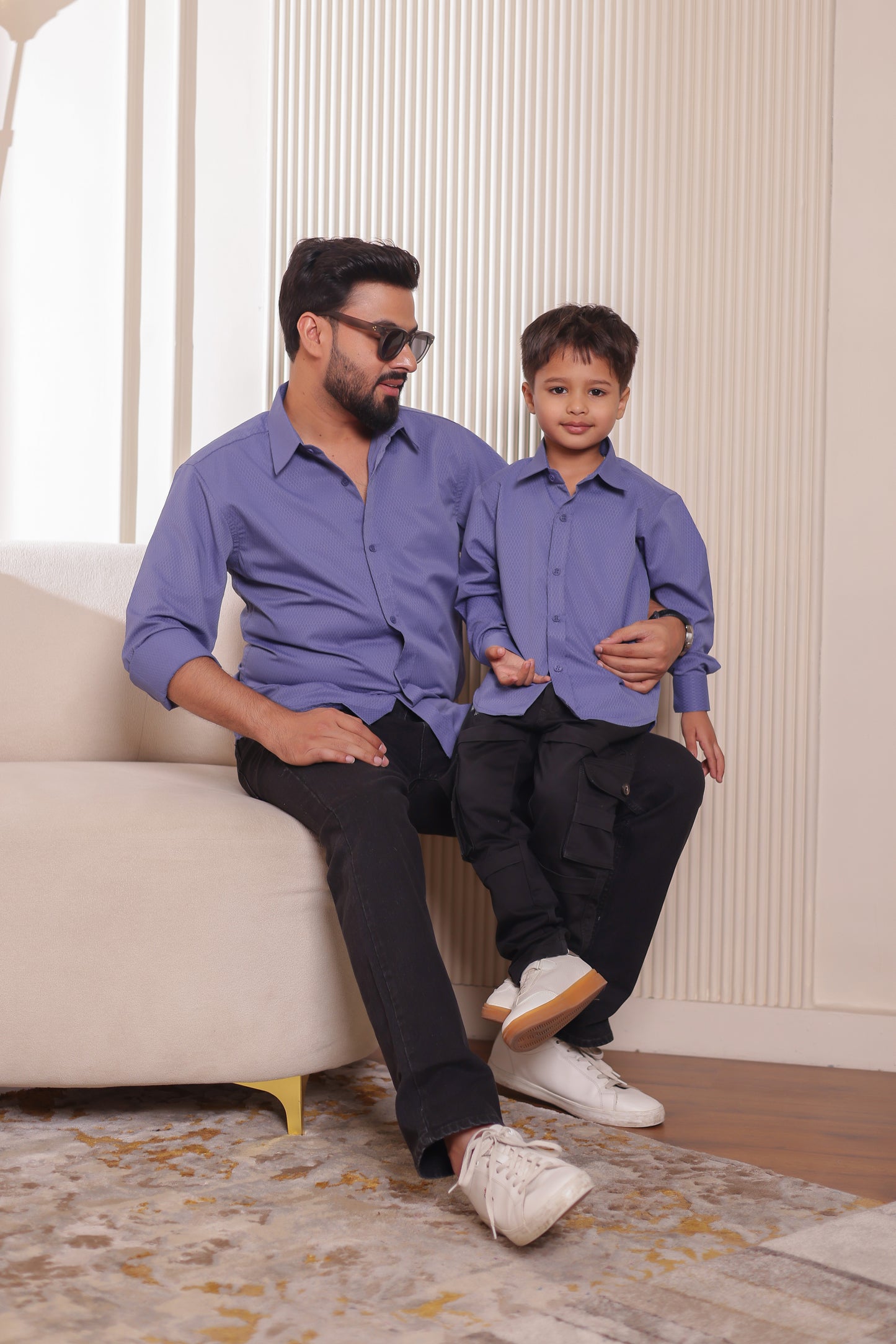Cotton Blend shirt for Father & son combos