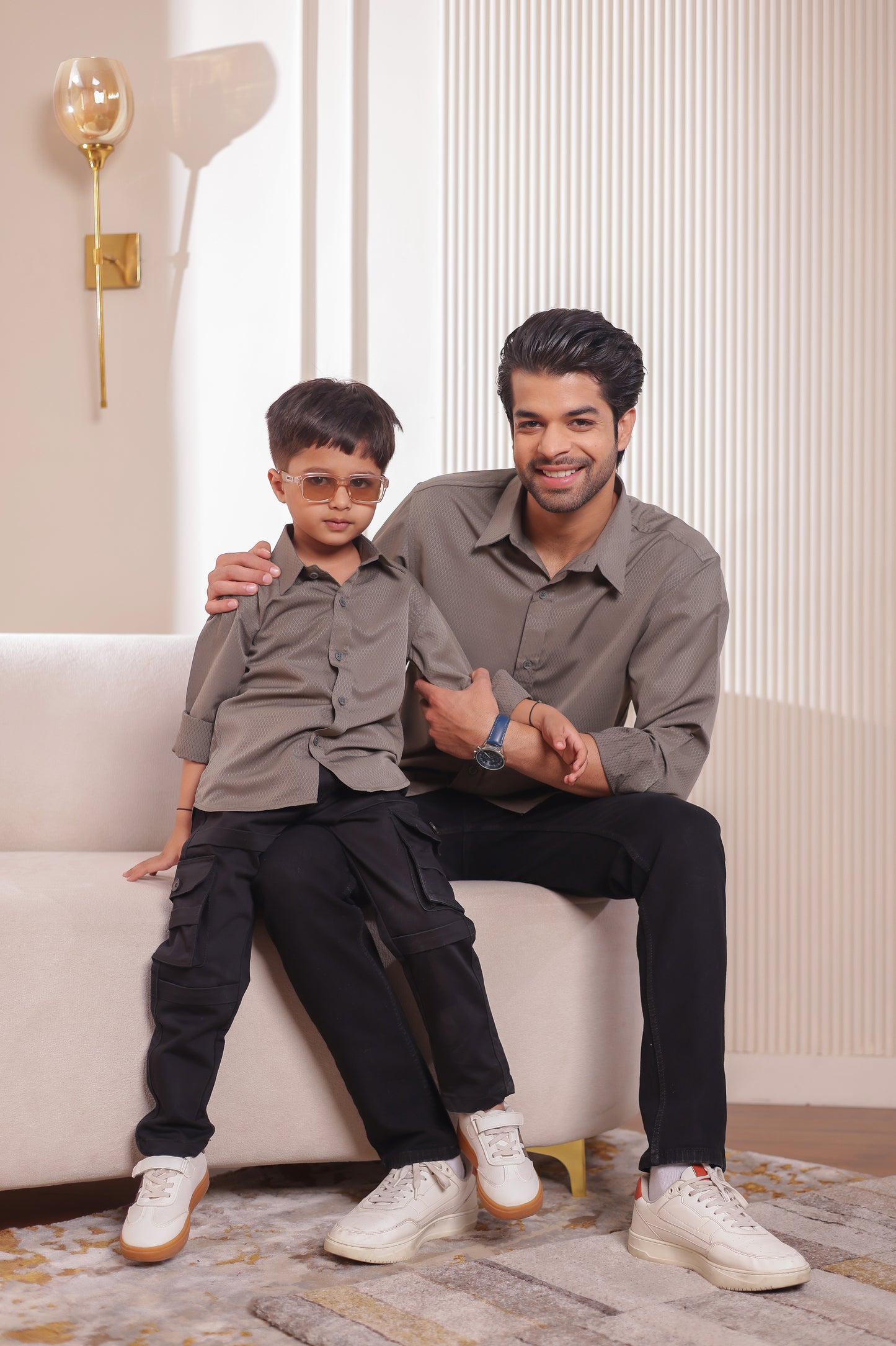 Cotton Blend shirt for Father & son combos