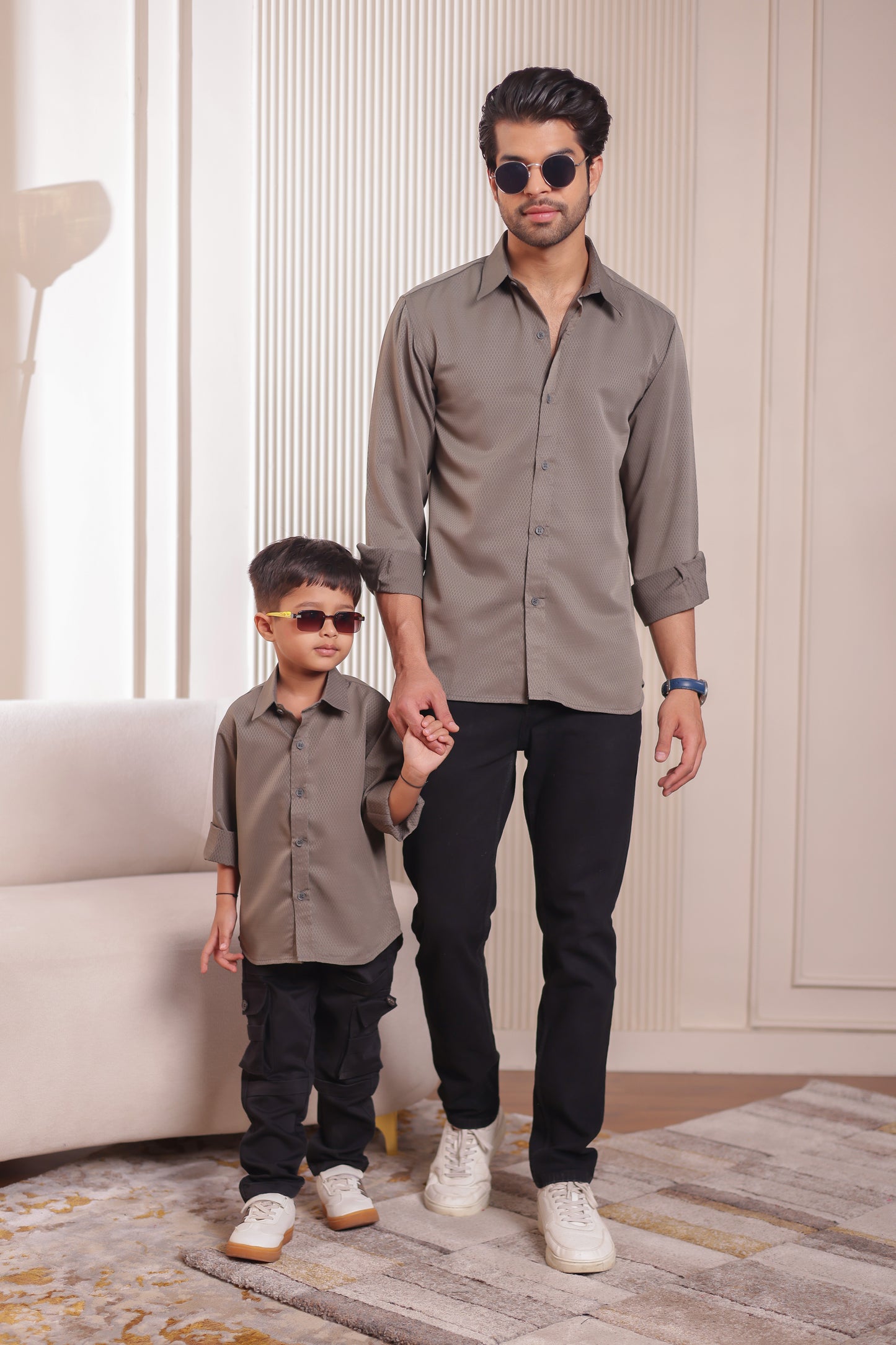 Cotton Blend shirt for Father & son combos