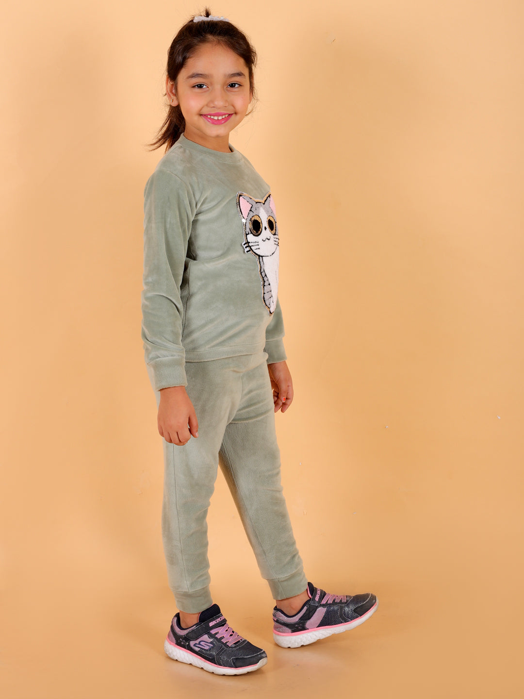 Stuffie Land stylish graphic Top and jogger set
