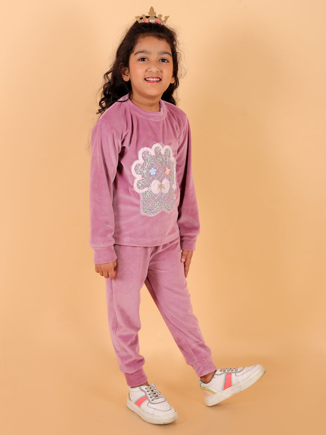 Stuffie Land stylish graphic Top and jogger set