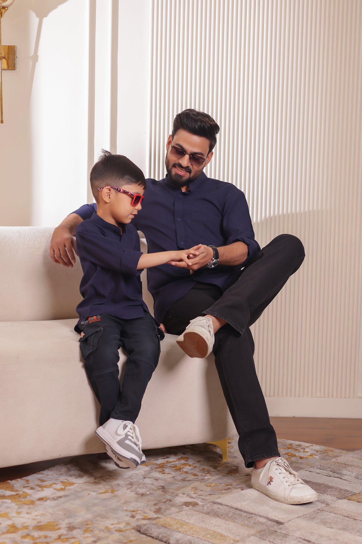 Linen shirt for Father & son combos