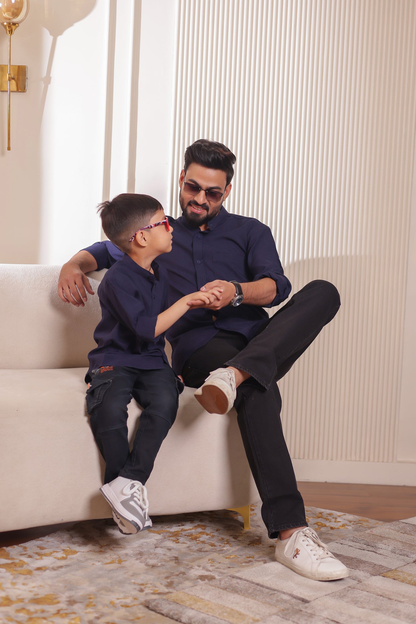 Linen shirt for Father & son combos