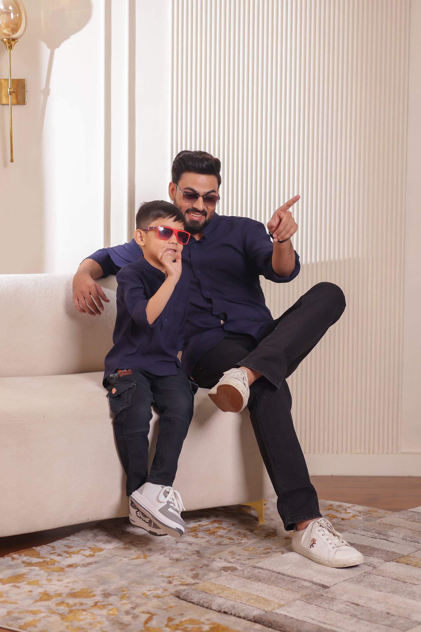 Linen shirt for Father & son combos