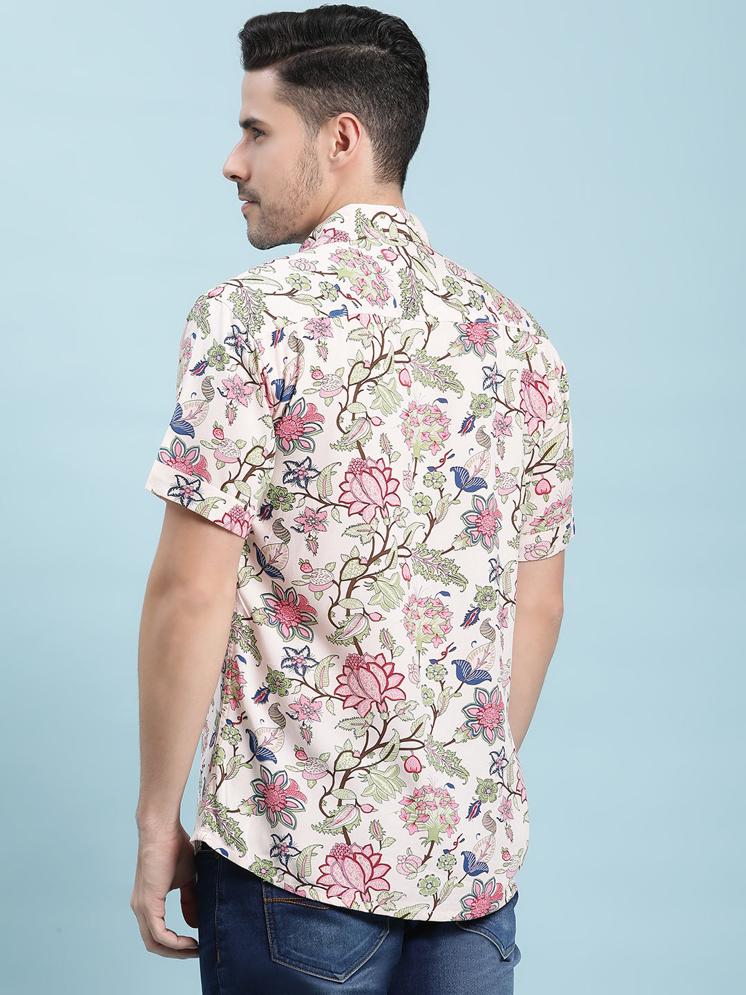 Printed Cotton Casual Shirt For Men