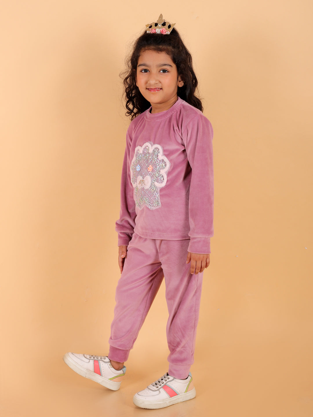 Stuffie Land stylish graphic Top and jogger set