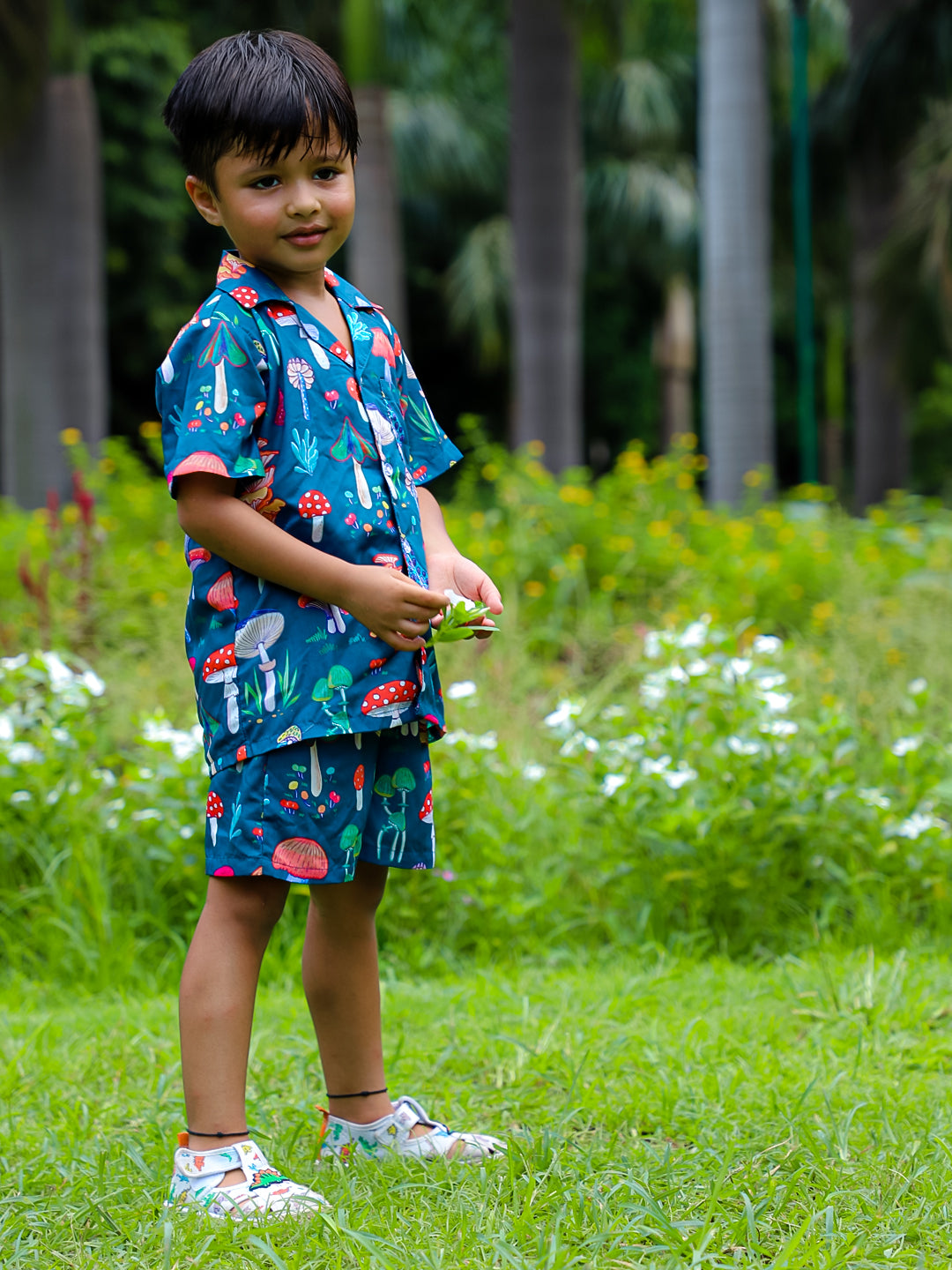 Stuffie Land Printed Boys Co-Ord Set