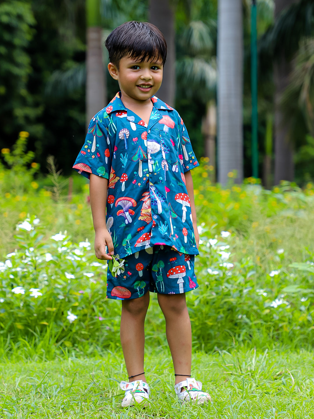Stuffie Land Printed Boys Co-Ord Set