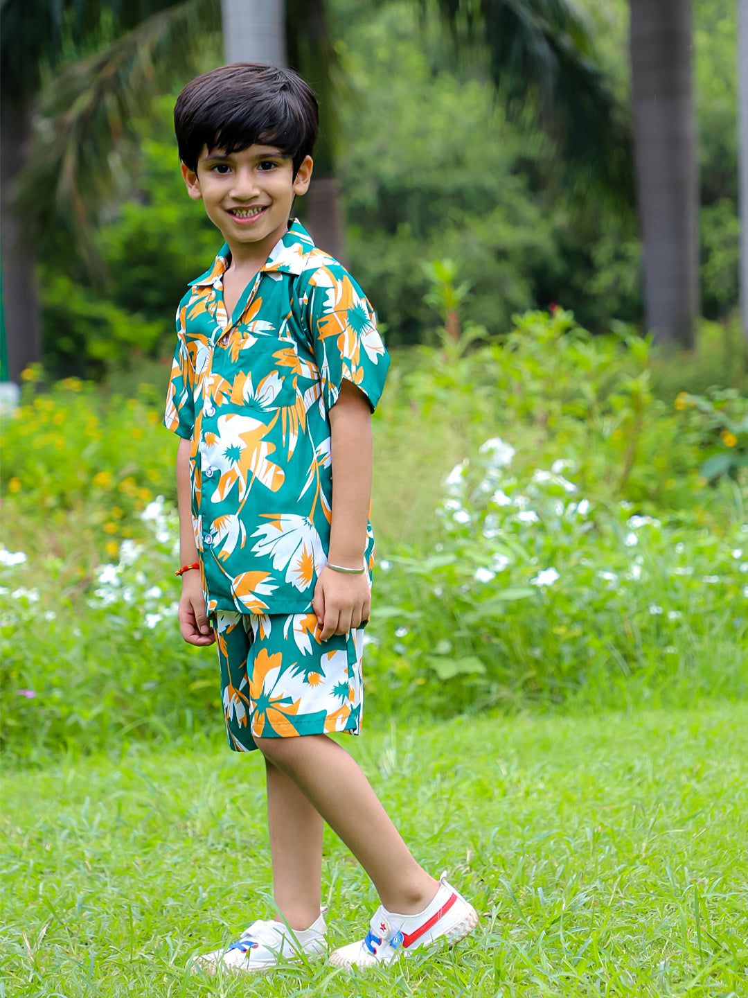 Stuffie Land Printed Boys Co-Ord Set