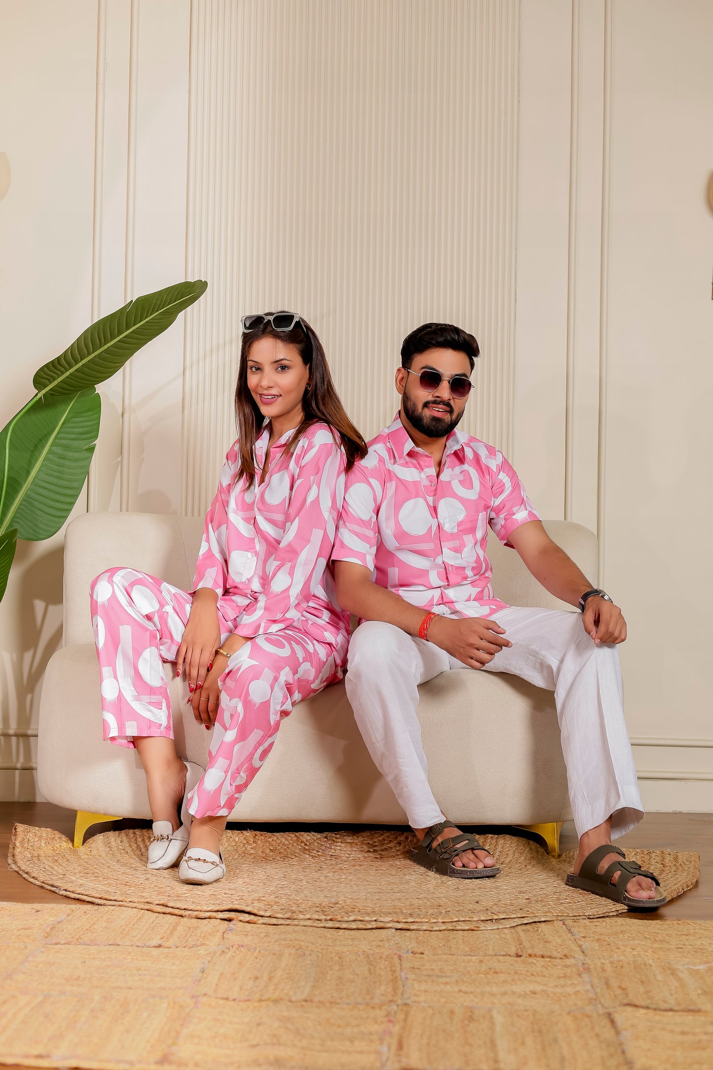 🌸 Rosy Bond | Couple Matching Outfits