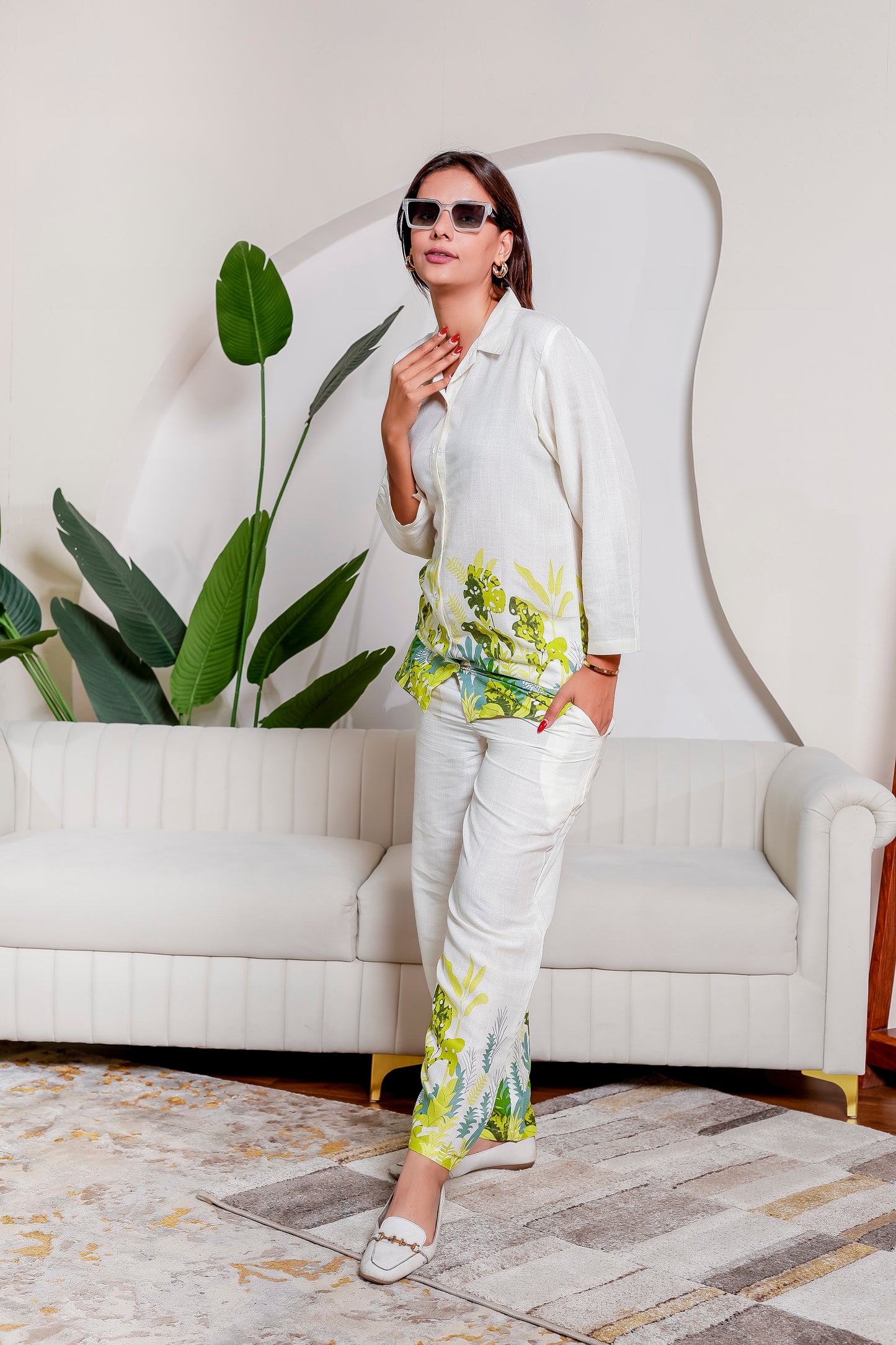 🌿 Verdant Vibe Family Look |Womens Co-ord set