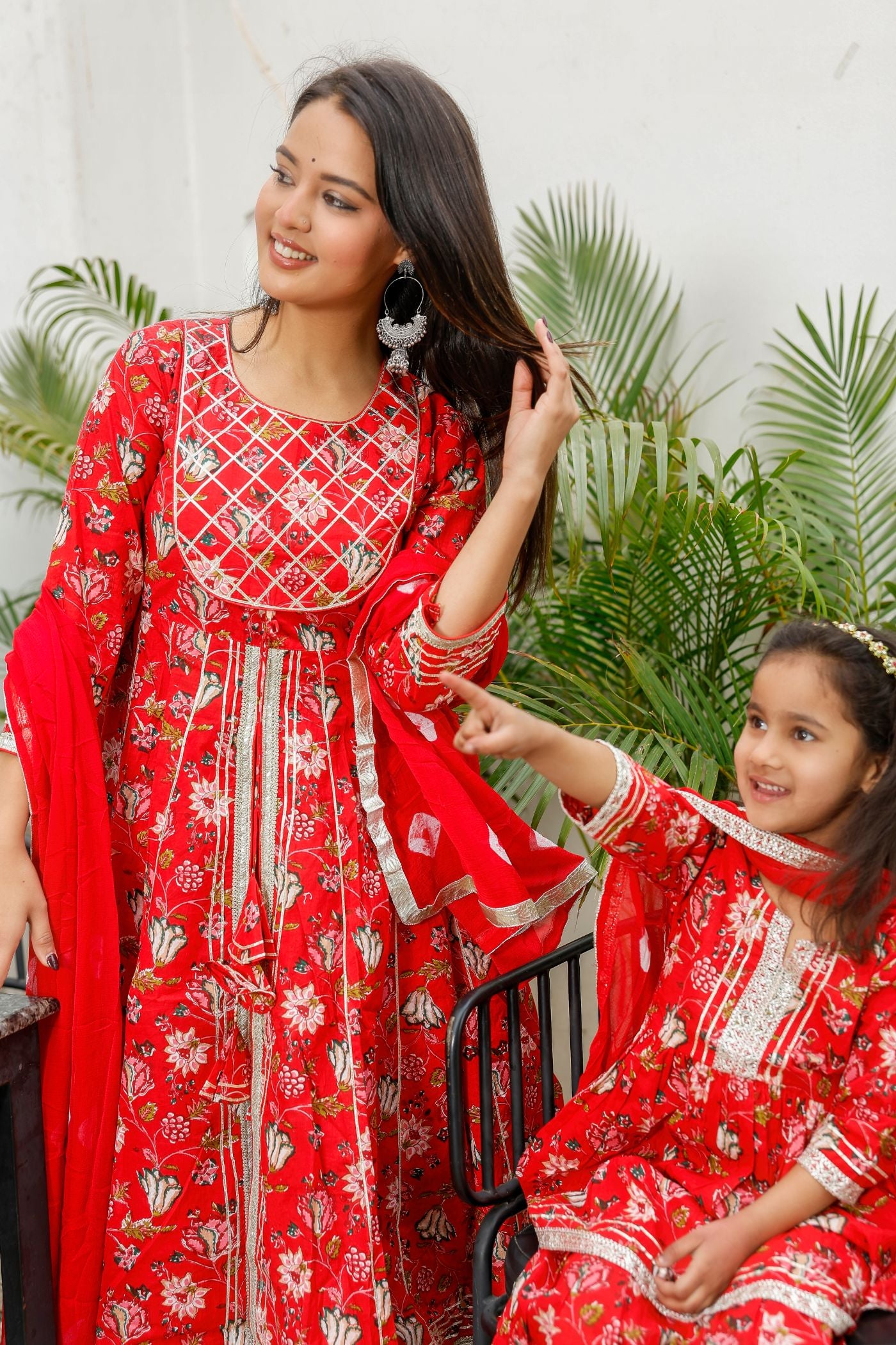 Mother Daughter Sharara Set