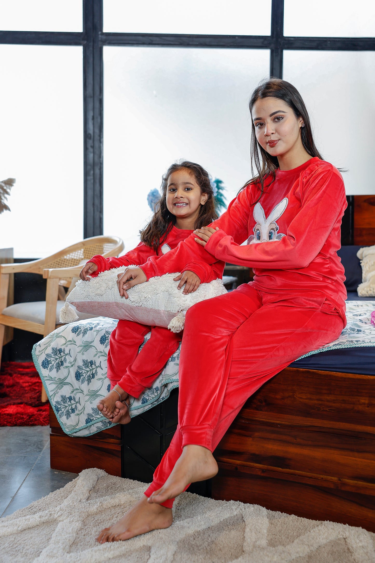 Mother Baby Night Suit