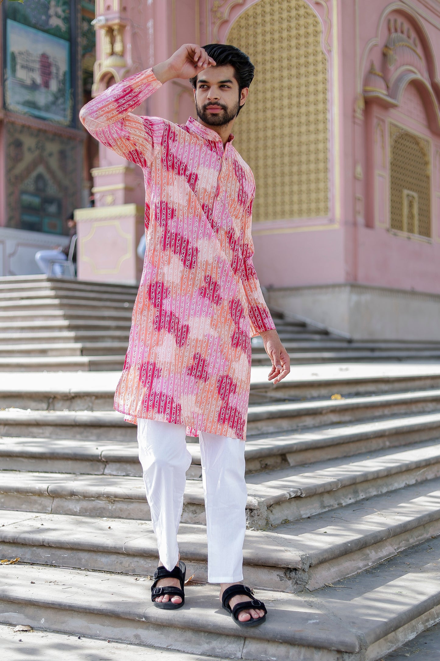 Dad and Son Traditional Kurta Pajama Combo for Wedding & Diwali .