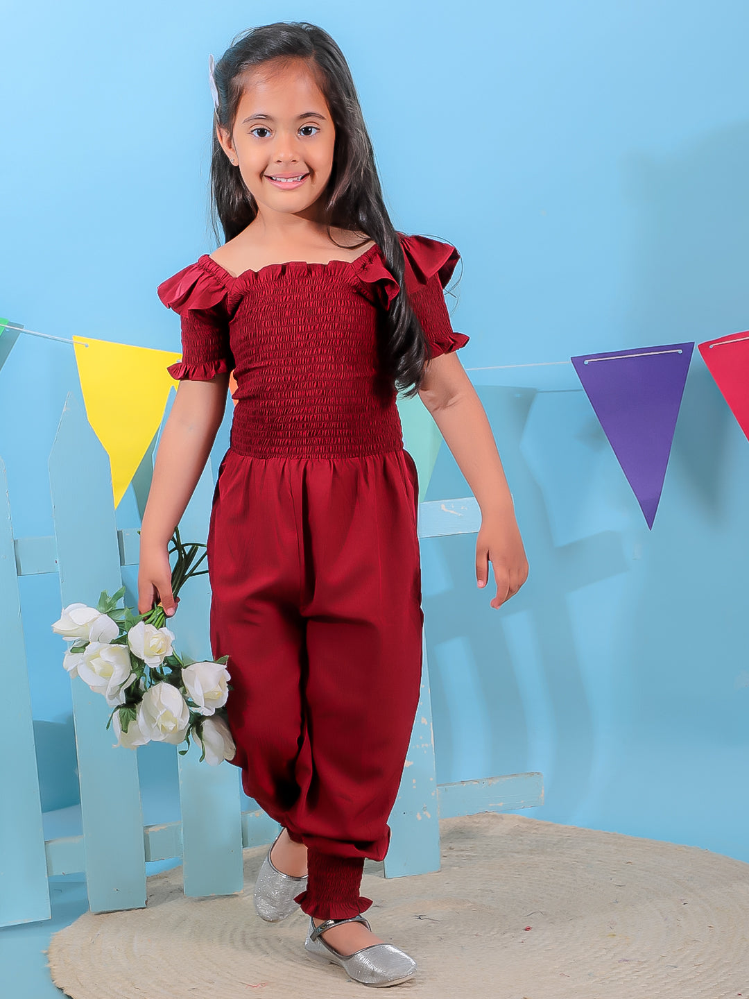 Smoked Jumpsuit for Girls