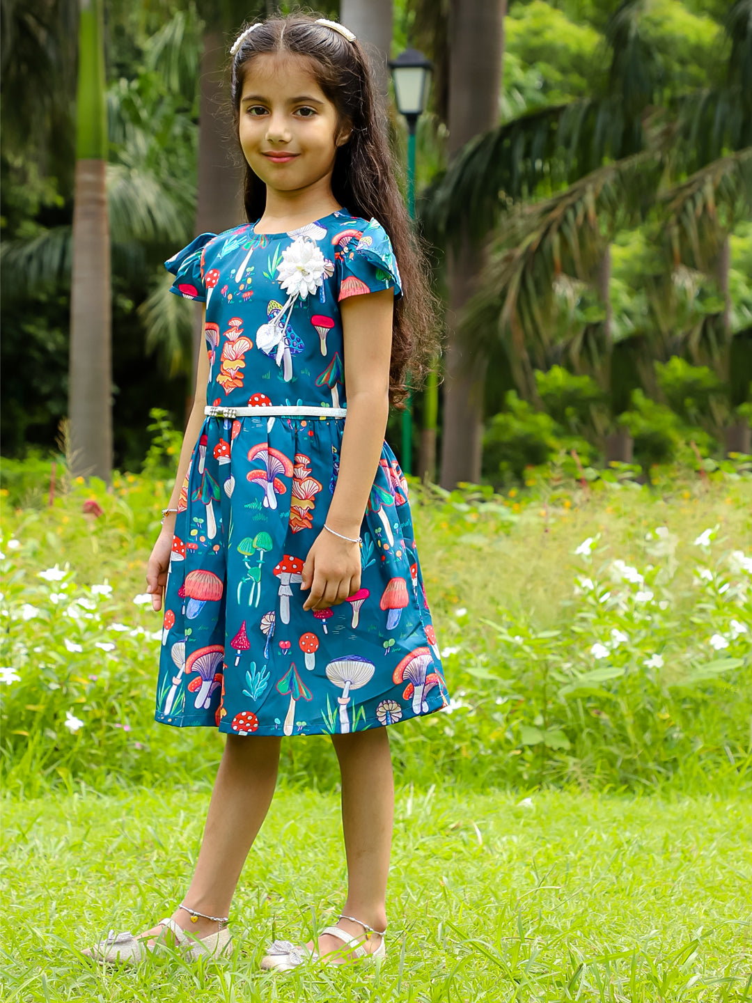 Stuffie Land Printed Flower Dress