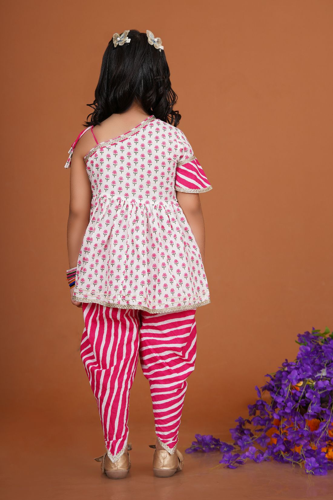 Dhoti Salwar, kurta and Duptta set