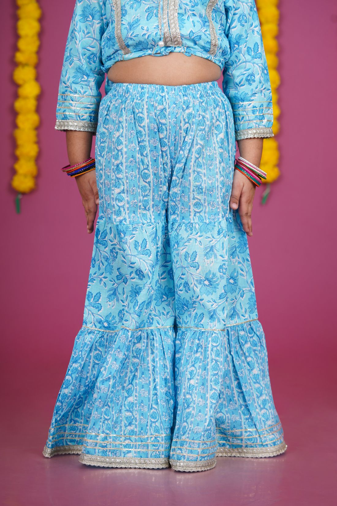 Sharara, kurta and Duptta set