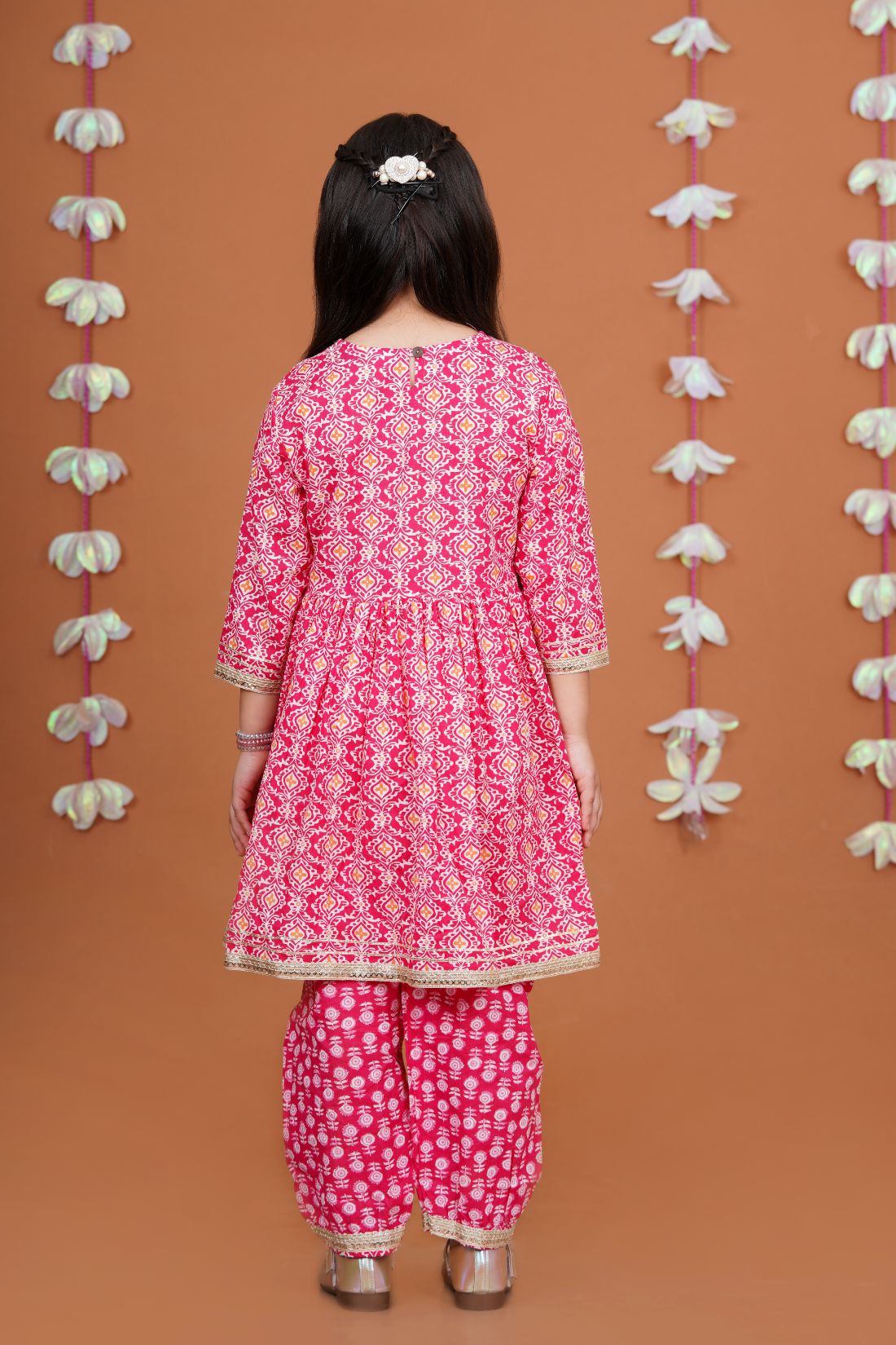Dhoti Salwar, kurta and Duptta set