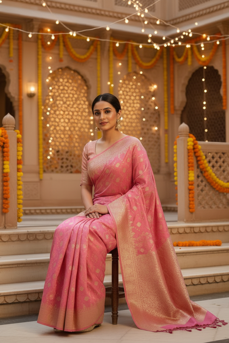 Premium Silk with Intricate Weaves