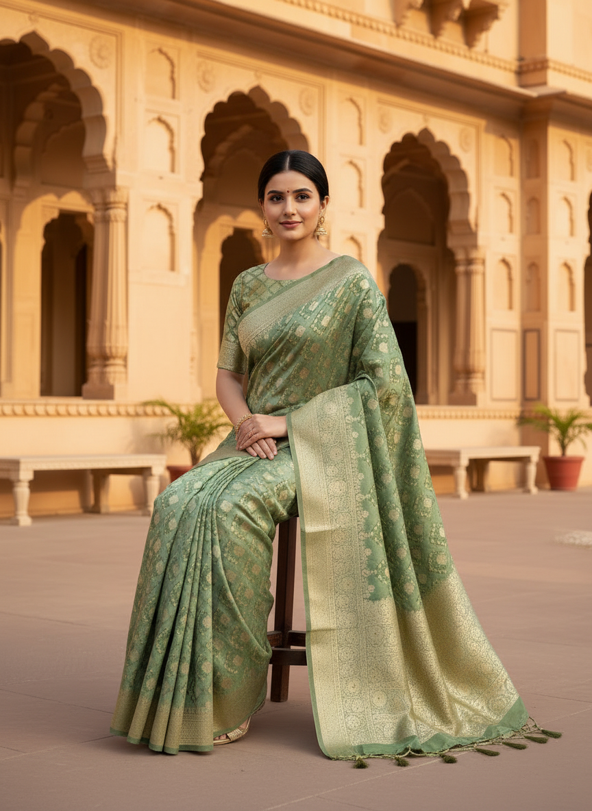 Premium Silk with Intricate Weaves